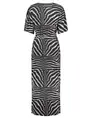 Geisha Dress V-neck AOP 37055-60 FAY