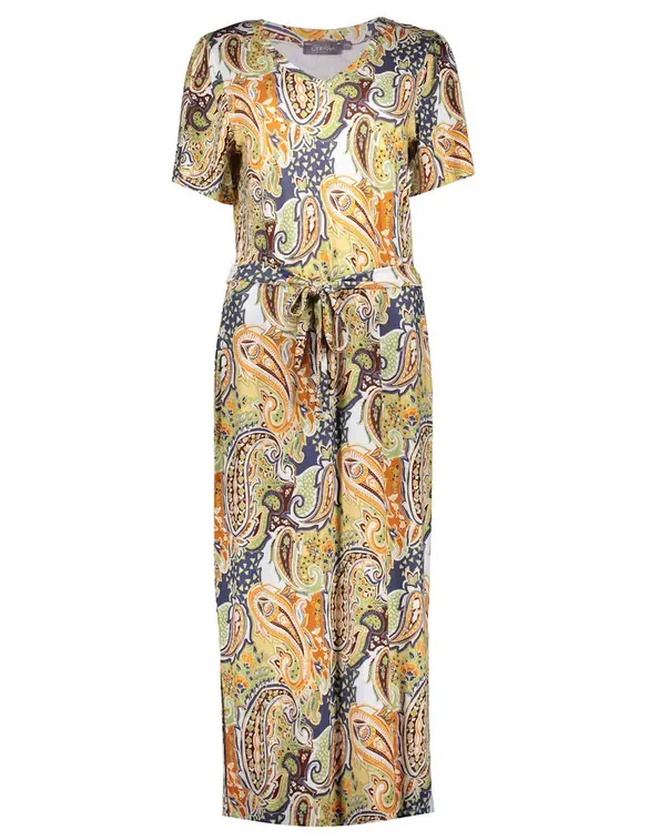 Geisha Dress V-neck AOP 37055-60 FAY