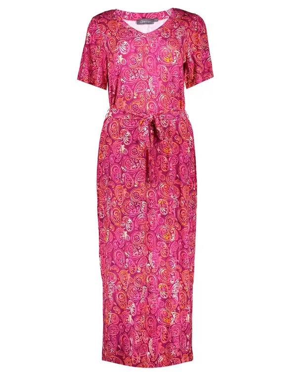 Geisha Dress V-neck AOP 37055-60 FAY