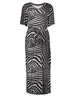 Geisha Dress V-neck AOP 37055-60 FAY