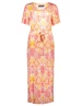 Geisha Dress V-neck AOP 37055-60 FAY