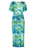 Geisha Dress V-neck AOP 37055-60 FAY