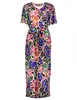 Geisha Dress v-neck AOP 37383-60 FAY