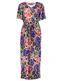 Geisha Dress v-neck AOP 37383-60 FAY