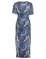 Geisha Dress v-neck AOP 37383-60 FAY