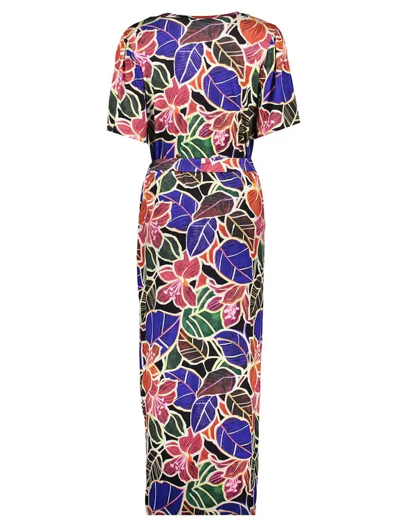 Geisha Dress v-neck AOP 37383-60 FAY
