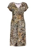 Geisha Dress v-neck short AOP 57366-60 JUNE