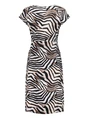 Geisha Dress v-neck short AOP 57366-60 JUNE