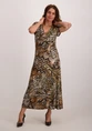 Geisha Dress v-neck sleeveless AOP 57364-60 JANE