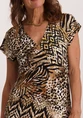 Geisha Dress v-neck sleeveless AOP 57364-60 JANE