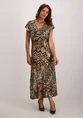 Geisha Dress v-neck sleeveless AOP 57364-60 JANE