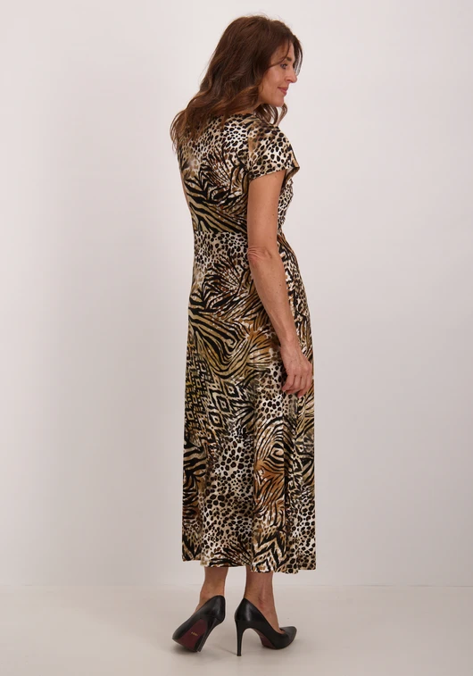 Geisha Dress v-neck sleeveless AOP 57364-60 JANE