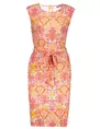 Geisha Dress with strap sleeveless AOP 37052-60 SKY