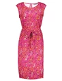 Geisha Dress with strap sleeveless AOP 37052-60 SKY