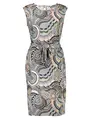 Geisha Dress with strap sleeveless AOP 37196-60 SKY.