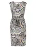 Geisha Dress with strap sleeveless AOP 37196-60 SKY.