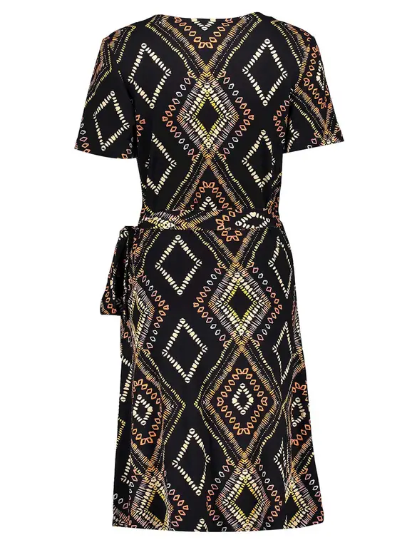 Geisha Dress wrap AOP 37192-60 LIZZ.