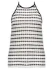 Geisha Halter singlet fancy stripe 32386-45