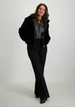 Geisha Jacket in fur vertical ''stripe'' 48570-19