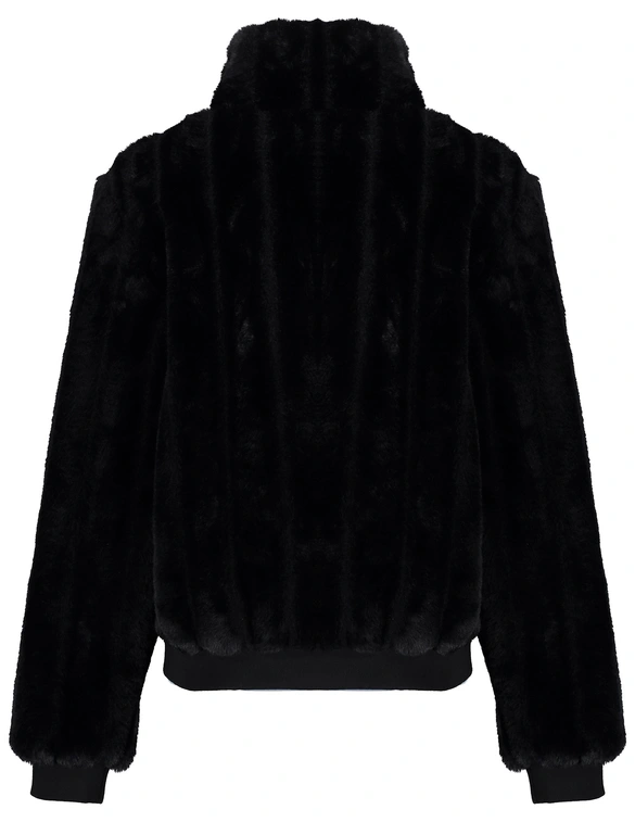 Geisha Jacket in fur vertical ''stripe'' 48570-19