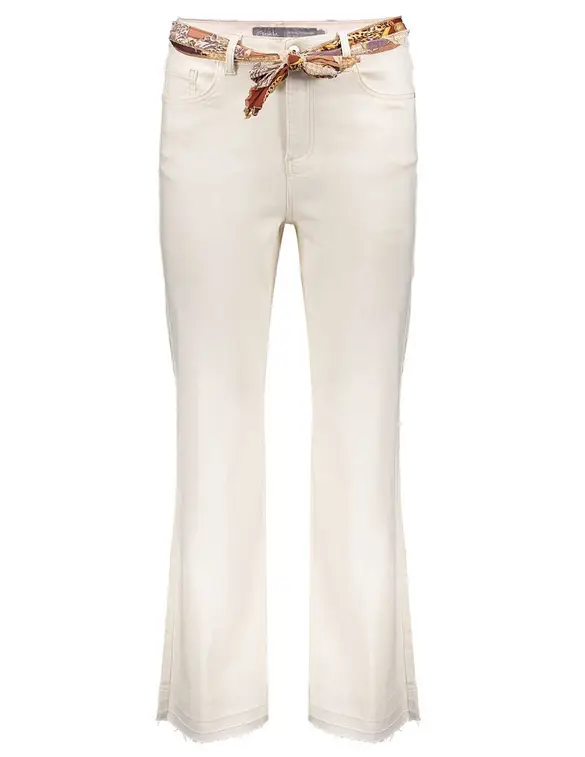 Geisha Jeans 7/8 flair + belt 21329-10