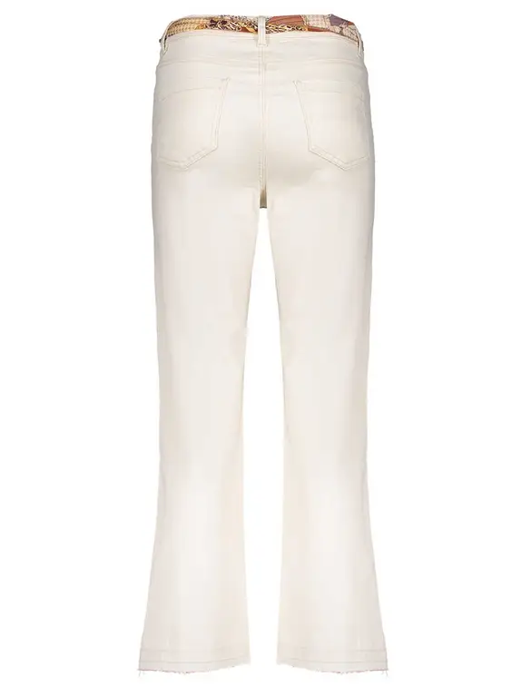 Geisha Jeans 7/8 flair + belt 21329-10