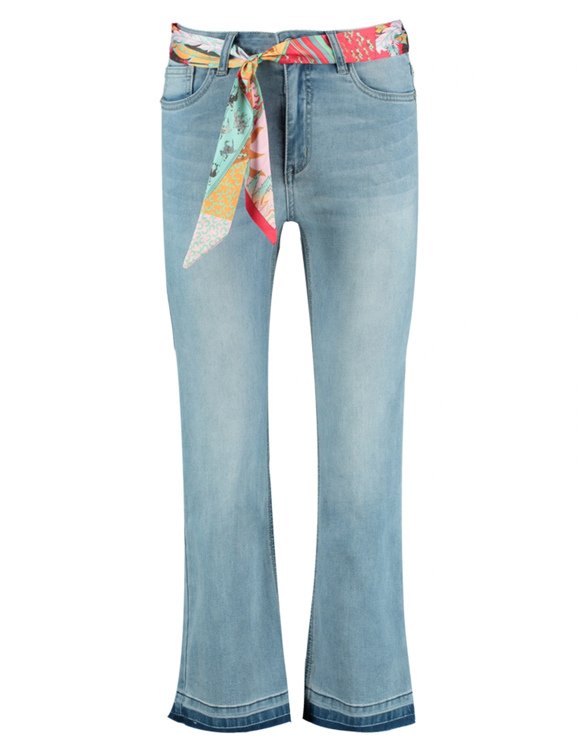 Conciërge Ladder raken Geisha Jeans 7/8 flared + belt 31004-10 jeans blauw kopen bij The Stone