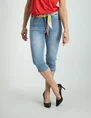 Geisha Jeans capri + belt 31003-10