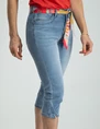 Geisha Jeans capri + belt 31003-10