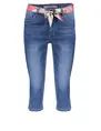 Geisha Jeans capri + belt 31003-10