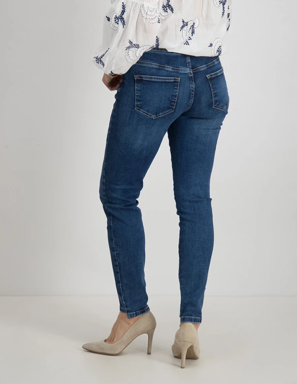 Geisha Jeans double waistband 21062-50