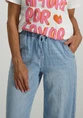 Geisha Jeans elastic waist 51015-10