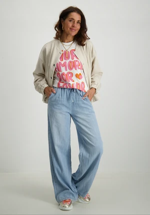 Geisha Jeans elastic waist 51015-10