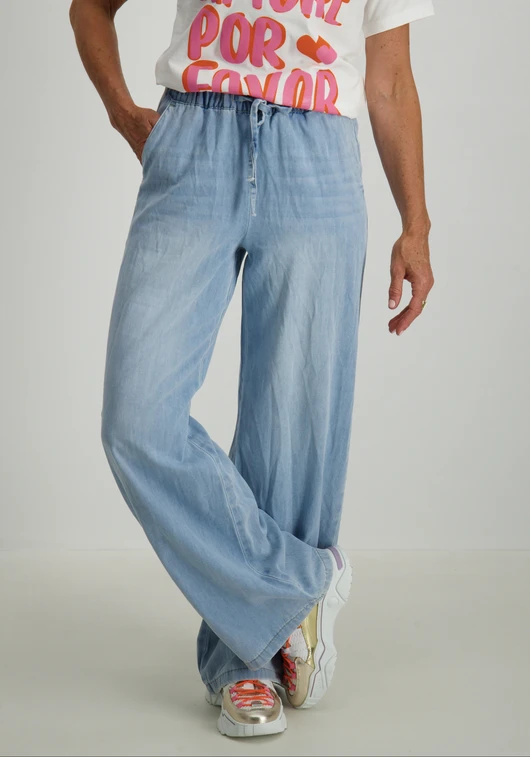 Geisha Jeans elastic waist 51015-10