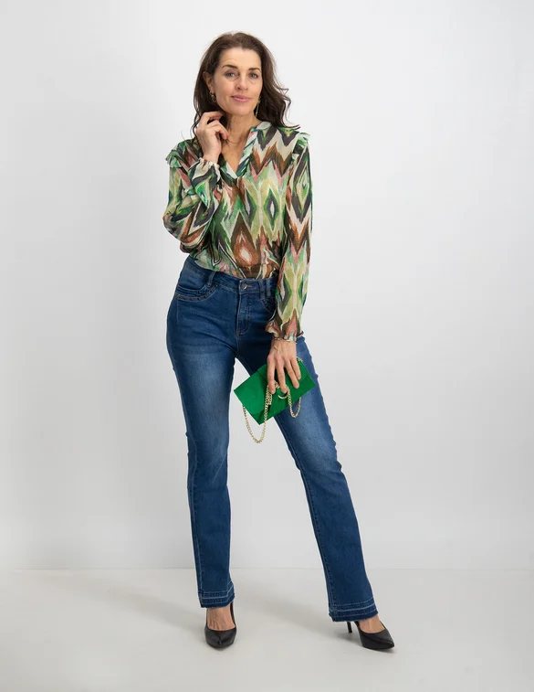 Geisha Jeans flair studs 21707-10