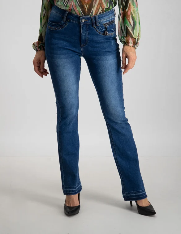 Geisha Jeans flair studs 21707-10
