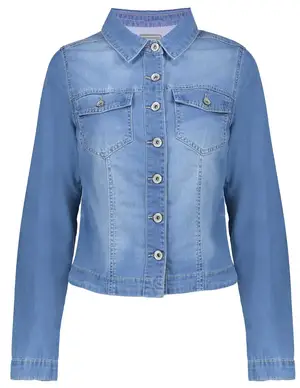 Geisha Jeansjacket 25300-10 blauw bij The Stone