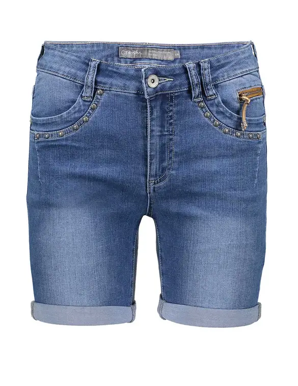 Geisha Jeans short studs 21014-10