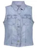Geisha Jeans vest sleeveless 35304-10