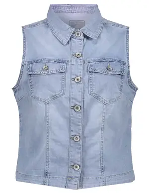 Geisha Jeans vest sleeveless 35304-10