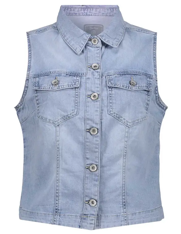 Geisha Jeans vest sleeveless 35304-10
