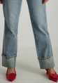 Geisha Jeans wide big turn up 51045-10