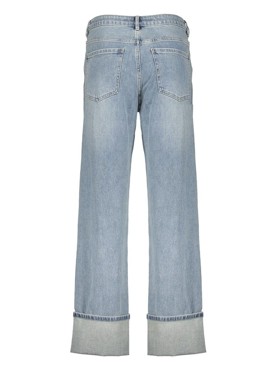 Geisha Jeans wide big turn up 51045-10