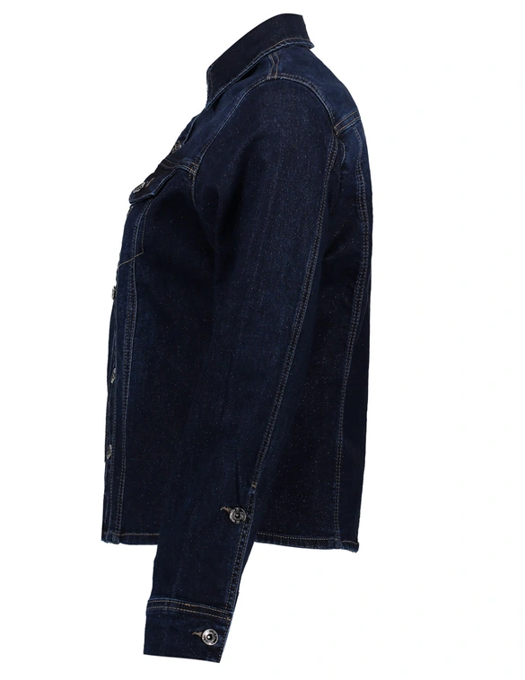 Geisha Jeansjacket lurex 45503-10