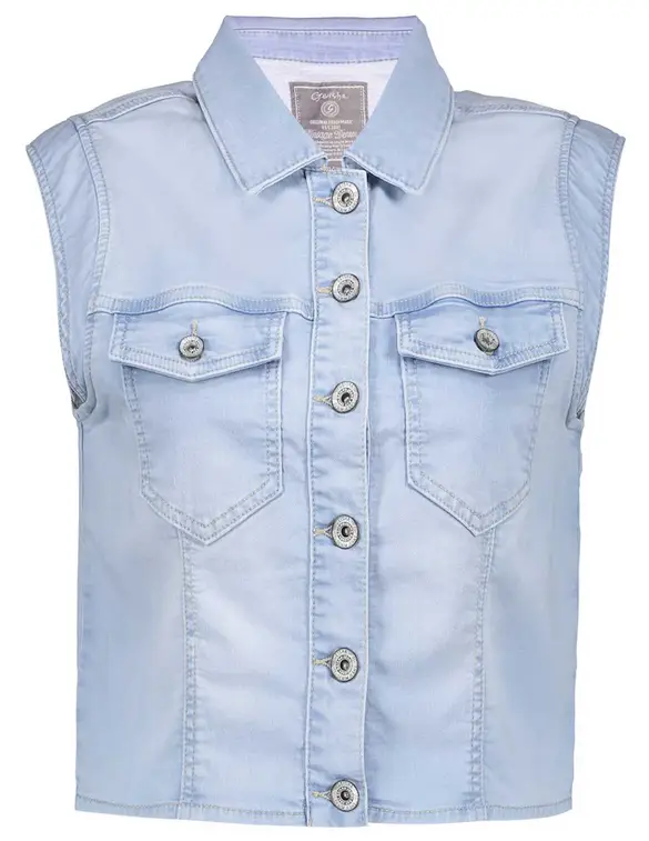 Geisha Jeansvest sleeveless 35301-10