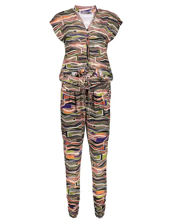 Geisha Jumpsuit AOP 31066-60 CLEO