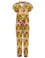Geisha Jumpsuit straight legg AOP 31067-60 AMY