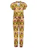 Geisha Jumpsuit straight legg AOP 31067-60 AMY