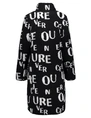 Geisha Padded coat with letters 48590-16
