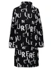 Geisha Padded coat with letters 48590-16